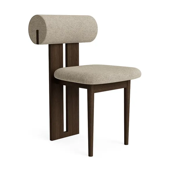 Hippo Dining Chair Dark Smoked Oak/Barnum Col 3