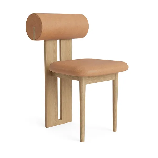 Hippo Dining Chair Oak/Camel 21004