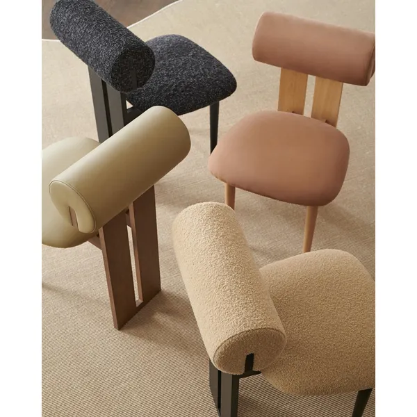 Hippo Dining Chair Oak/Camel 21004
