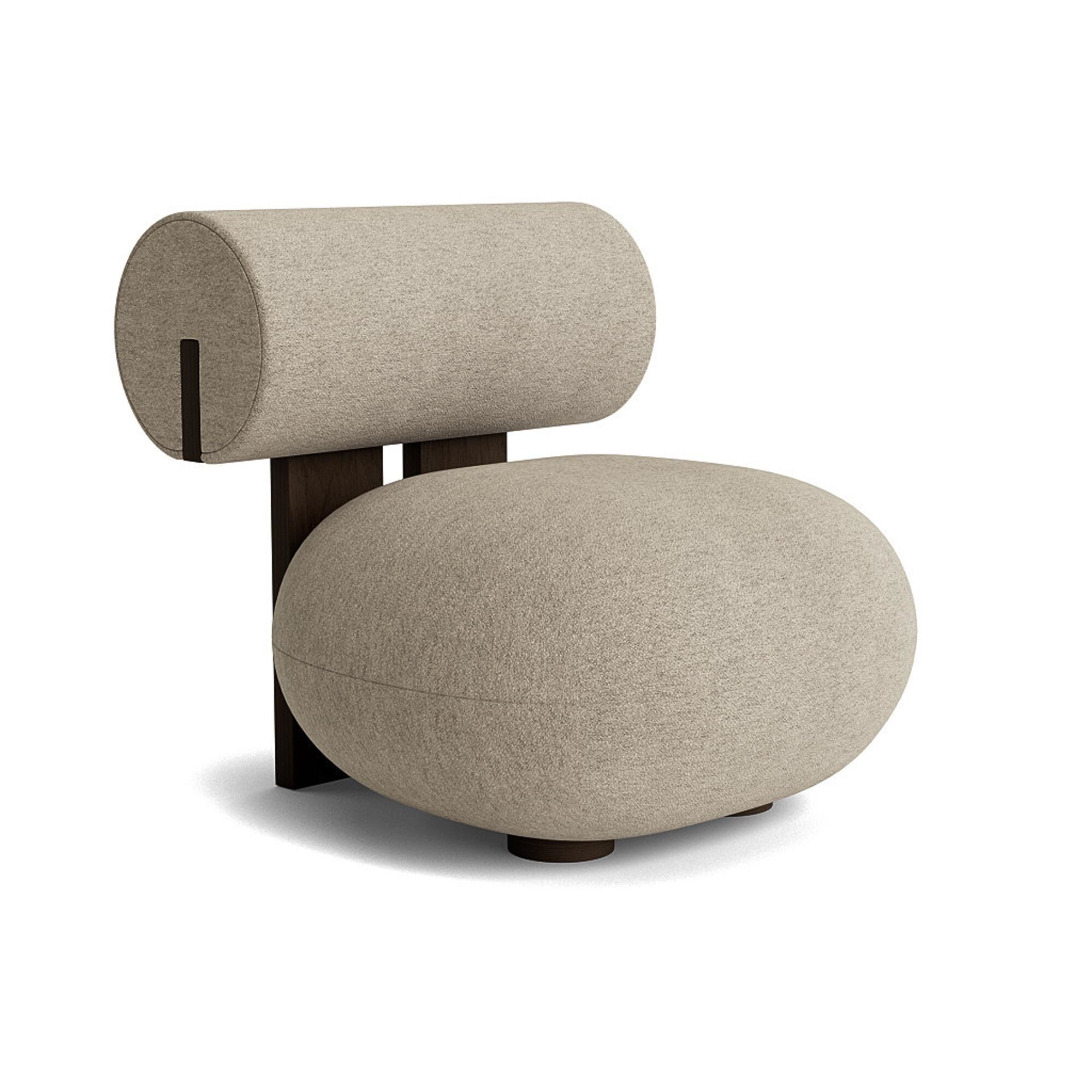 Hippo Fauteuil Chêne Fumé Foncé/Barnum Col 3