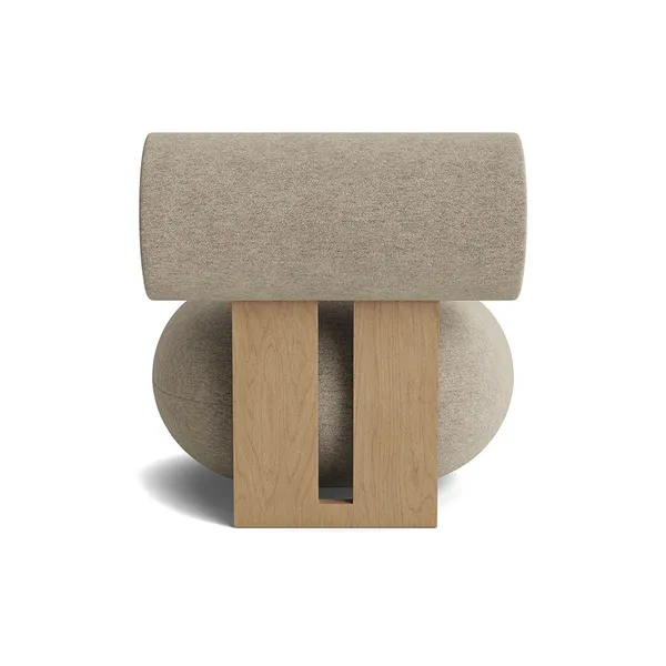 Hippo Armchair Oak/Barnum Col 3