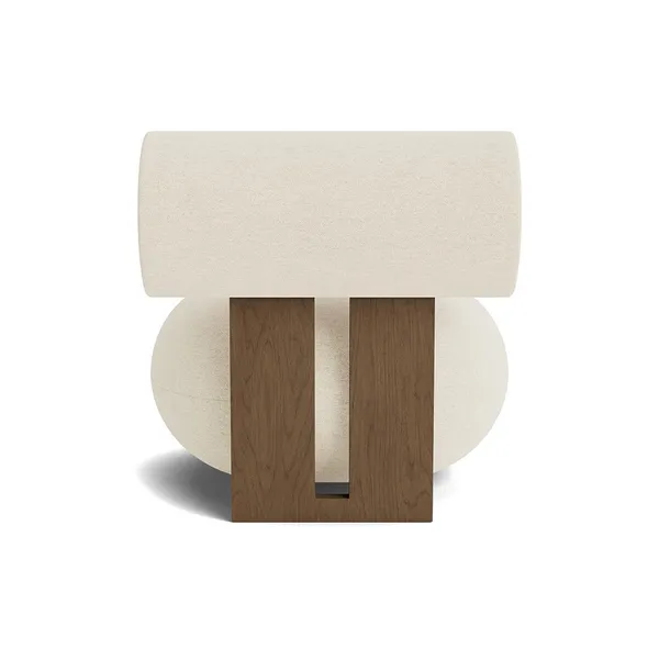 Hippo Armchair Light Smoked Oak/Barnum Col 24