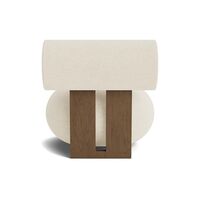 Hippo Armchair Light Smoked Oak/Barnum Col 24