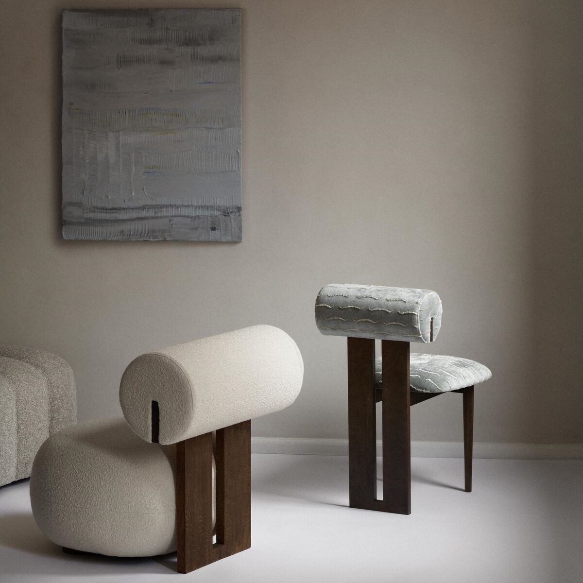 Hippo Armchair Light Smoked Oak/Barnum Col 24