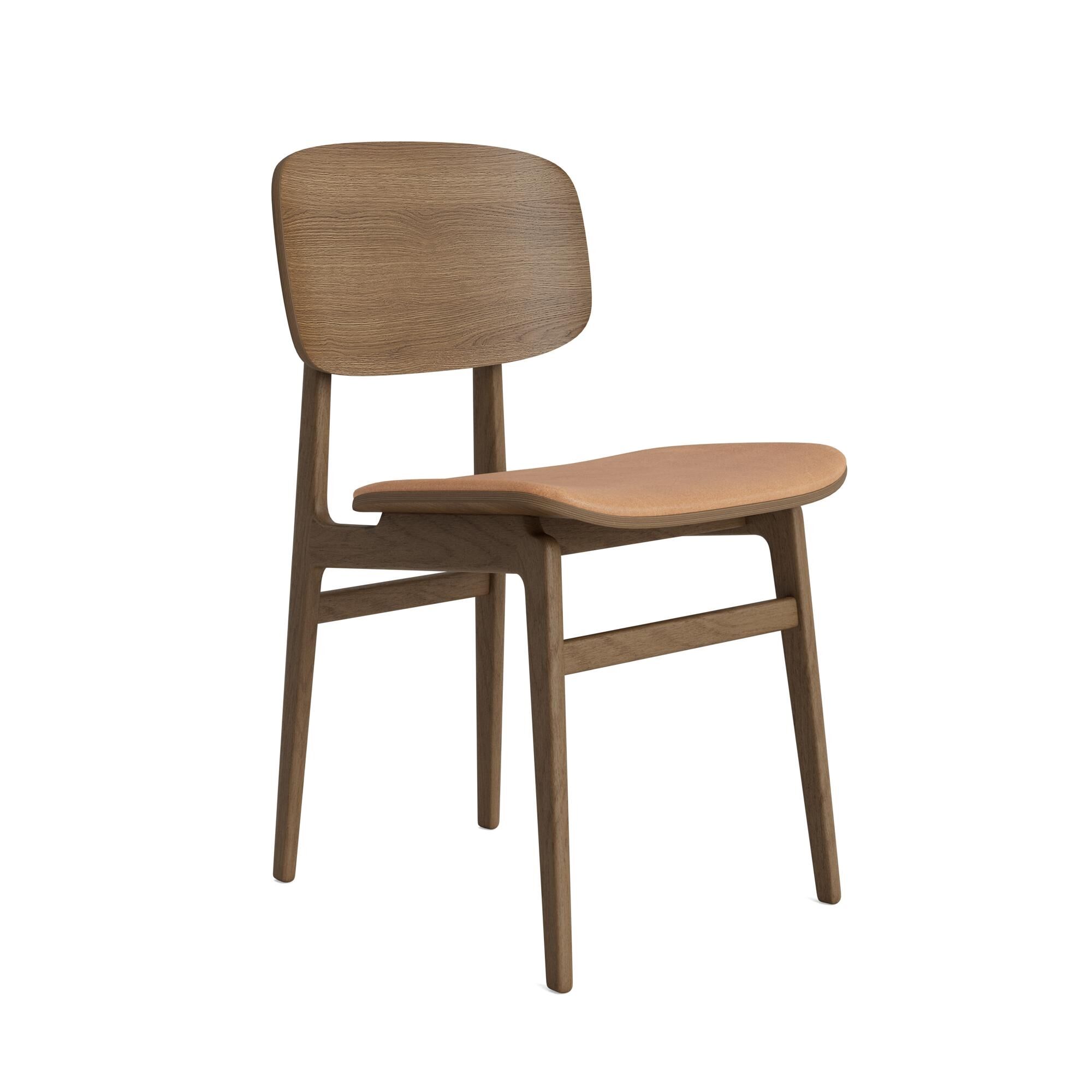 NY11 Spisebordsstol Lys Rget Egetr/Camel 21004
