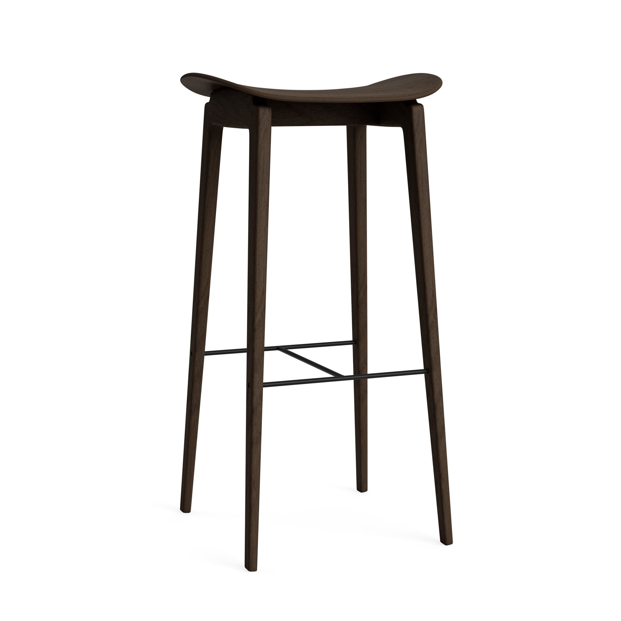 NY11 Barstol H75 cm Mørk Røget Egetræ