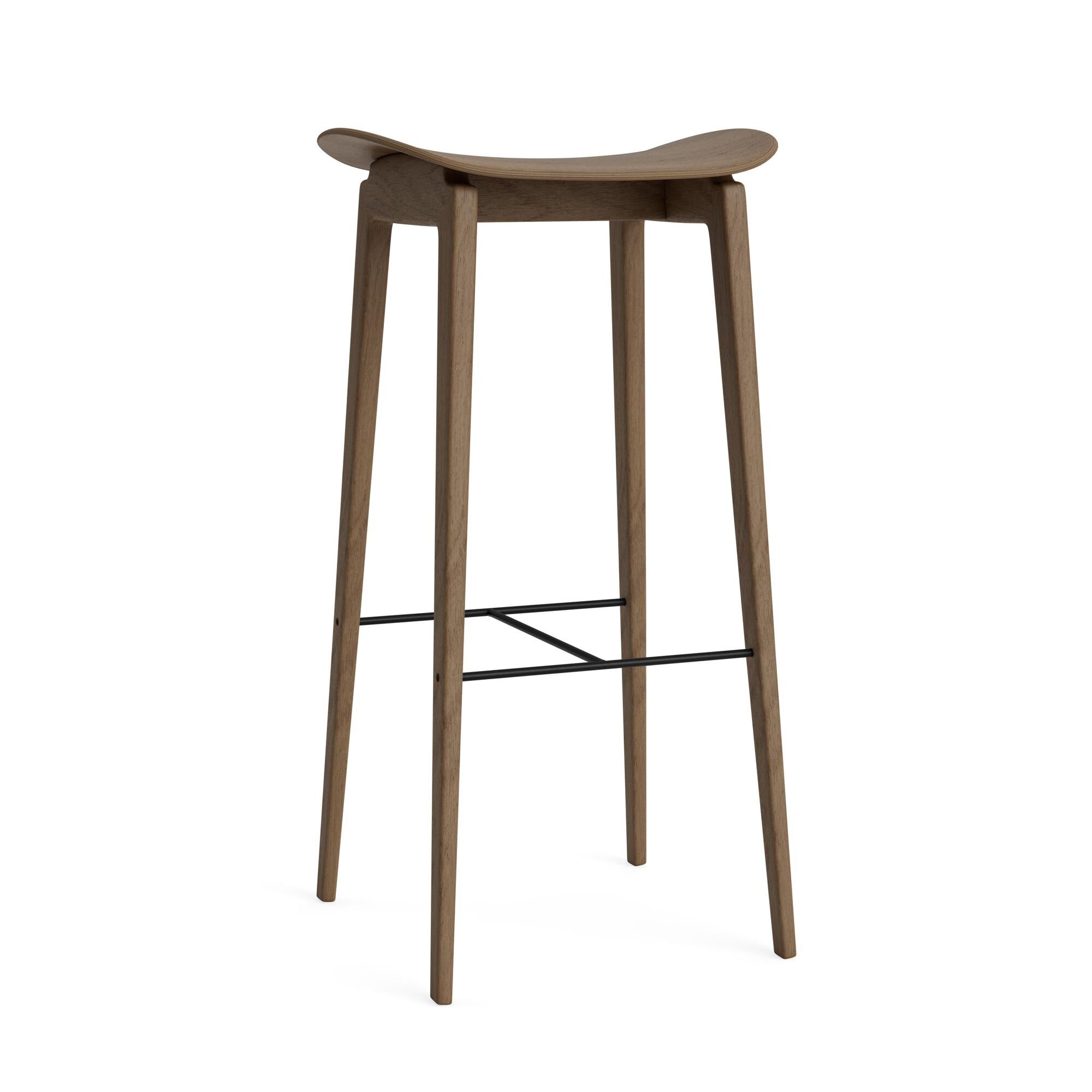 NY11 Barstol H75 cm Lys Røget Egetræ