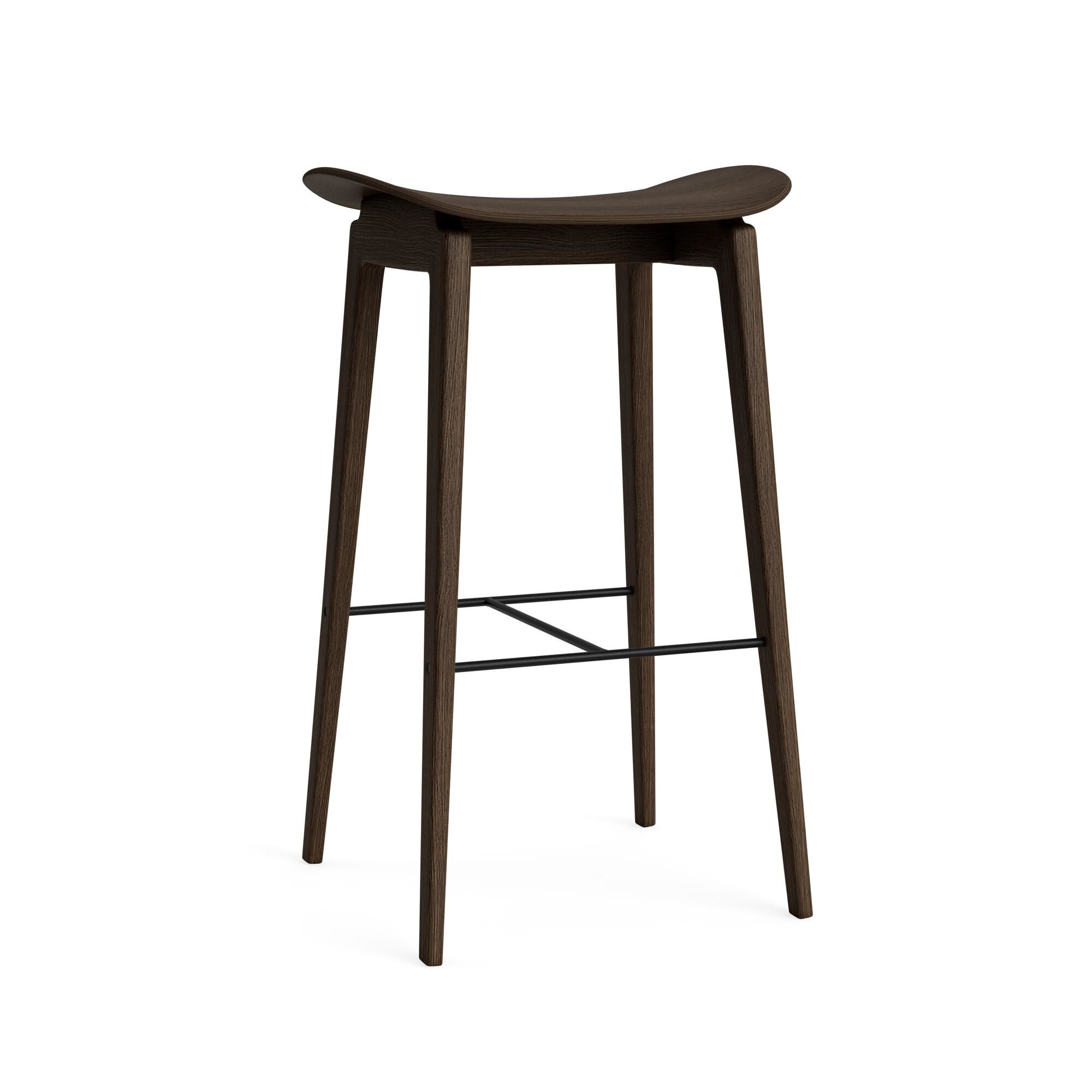 NY11 Barstol H65 cm Mørk Røget Egetræ