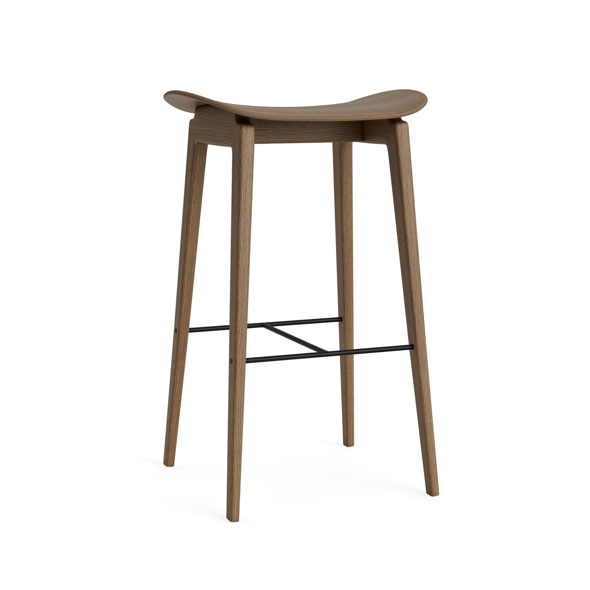 NY11 Barstol H65 cm Lys Røget Egetræ