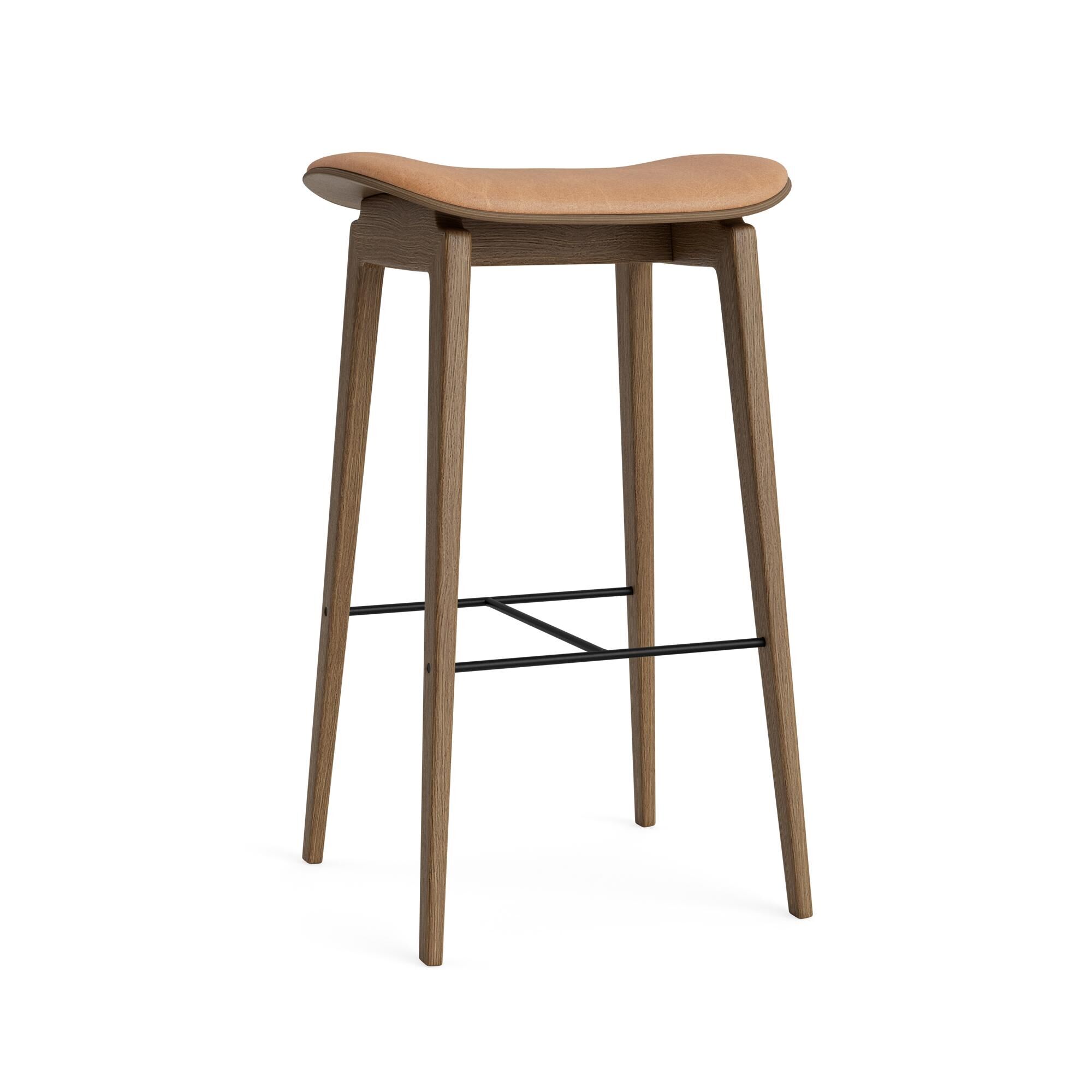 NY11 Barkrakk H65 cm Lys Røkt Eik/kamel 21004