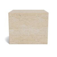 Cubism Coffee Table Small Travertine