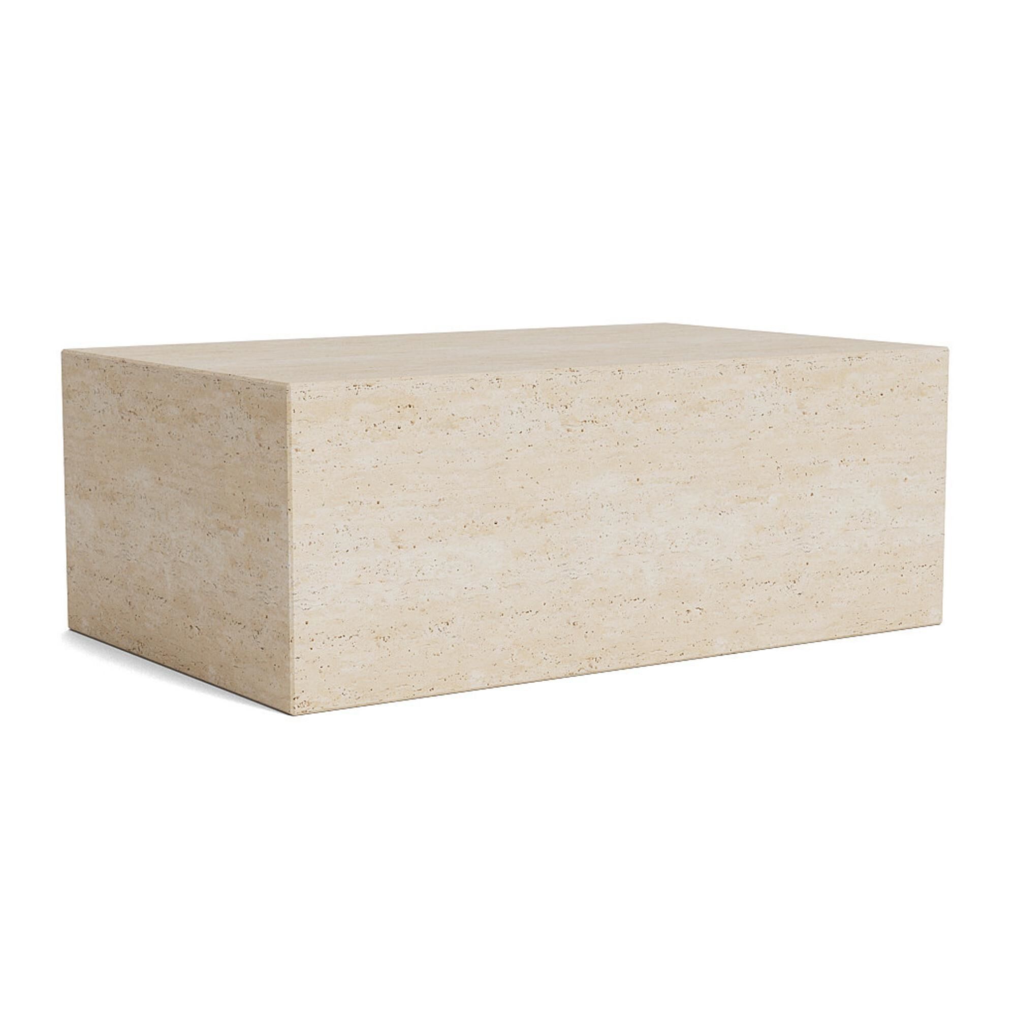Cubism Sofabord Stor Travertine