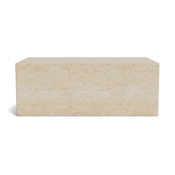 Cubism Coffee Table Large Travertine