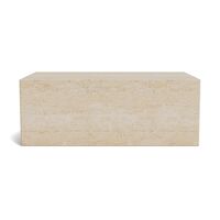 Cubism Coffee Table Large Travertine