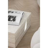 Cubism Coffee Table Large Travertine