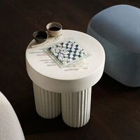 Gear Side Table Chalk