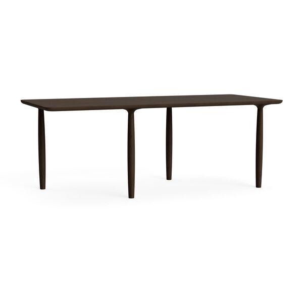 Oku Eettafel L200 cm Donker Gerookt Eiken
