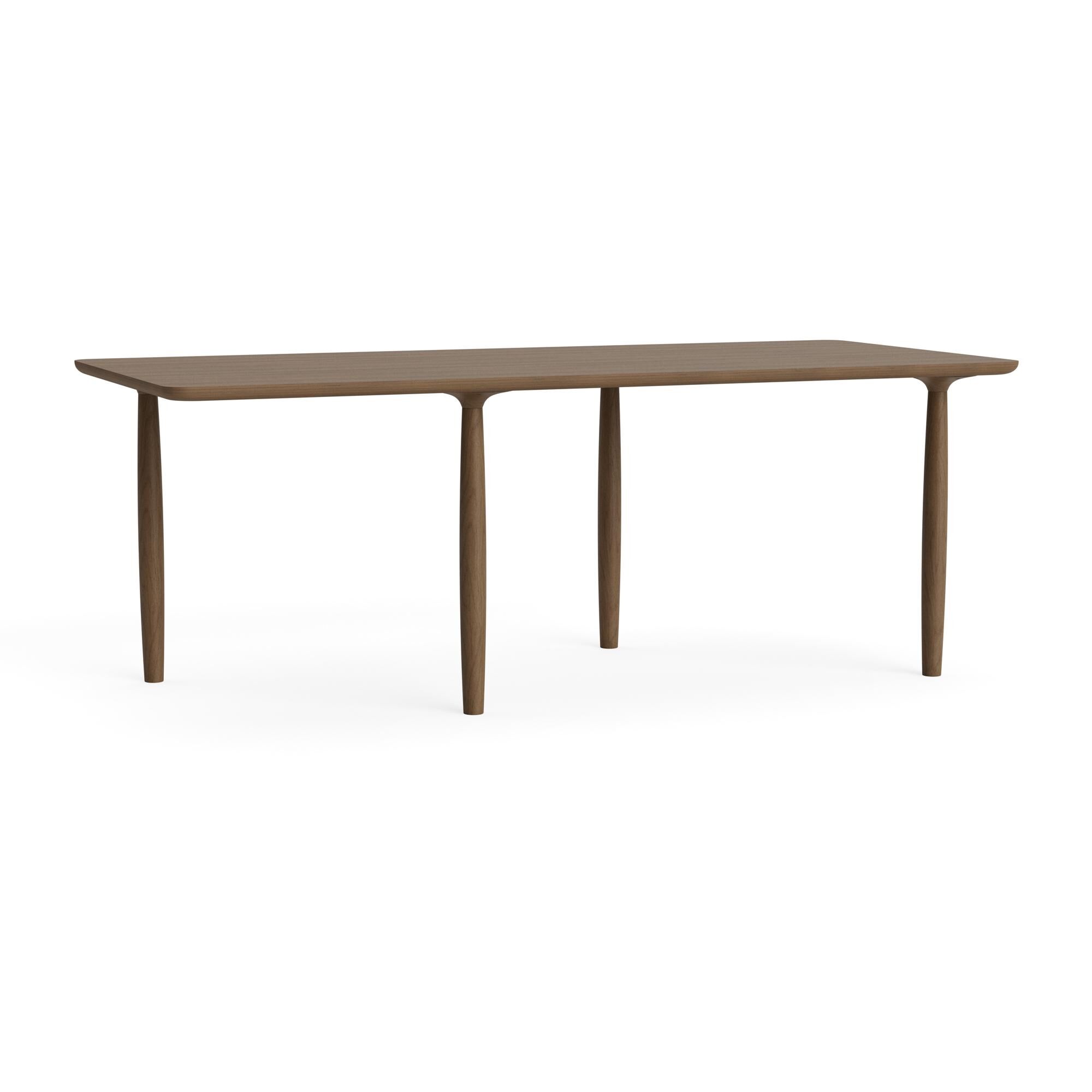 Oku Spisebord L200 cm Lys Rget Egetr