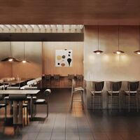 Esstisch Oku L200 cm Eiche Hell Geräuchert