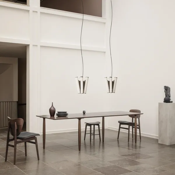 Oku Dining Table L250 cm Dark Smoked Oak