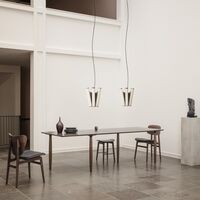 Oku Dining Table L250 cm Dark Smoked Oak
