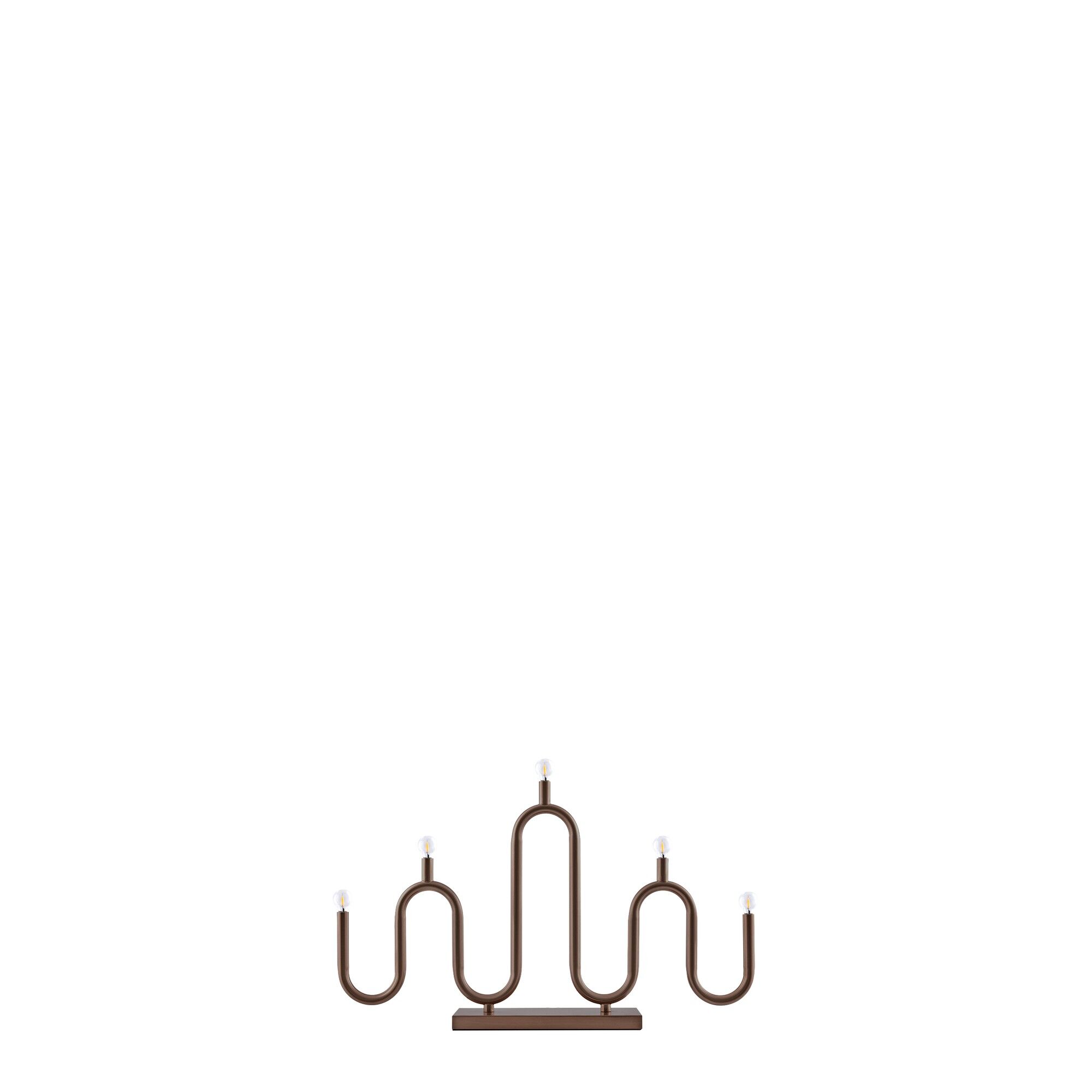 Globen Lighting Noel 5 Adventslysestake Bronse