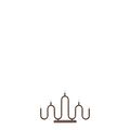 Globen Lighting Noel 5 Advent Candle Holder Bronze