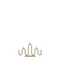 Globen Lighting Noel 5 Advent Candle Brushed Brass