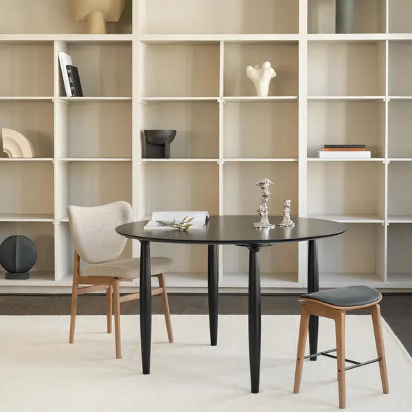 Oku Round Dining Table Ø120 Black