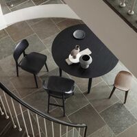 Oku Round Dining Table Ø120 Black