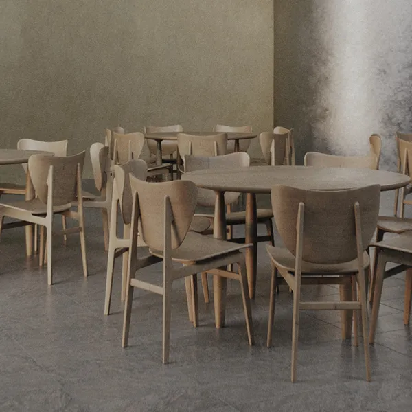 Oku Round Dining Table Ø120 Oak
