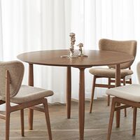 Oku Round Dining Table Ø120 Light Smoked Oak