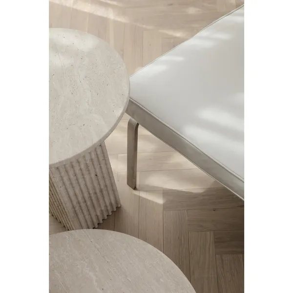 SoHo Table Basse Haute en Travertin