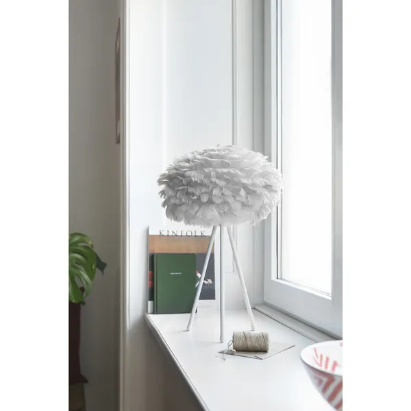 Eos Tripod Table Lamp Mini White with Legs in White