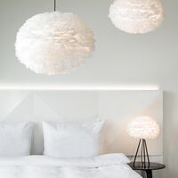 Eos Tripod Table Lamp Mini White with Legs in Black