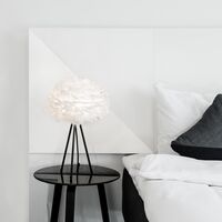 Eos Tripod Table Lamp Mini White with Legs in Black