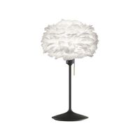 Lampada da Tavolo Eos Mini Bianco con Base Nero con USB