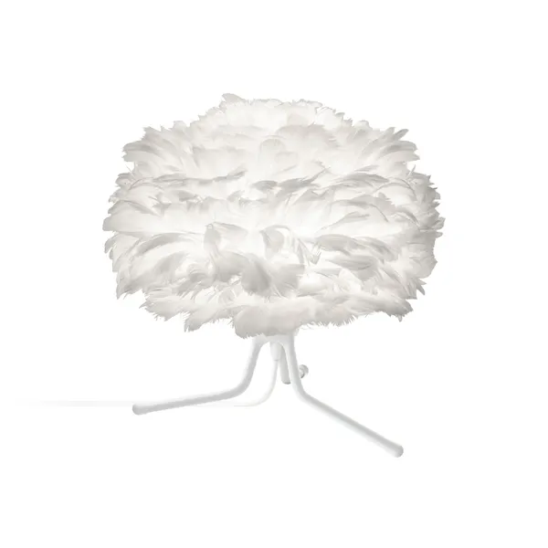 Lámpara de Mesa Mini Eos con Base de Trípode Blanco y Patas Blanco