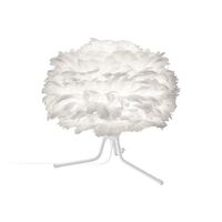 Lámpara de Mesa Mini Eos con Base de Trípode Blanco y Patas Blanco