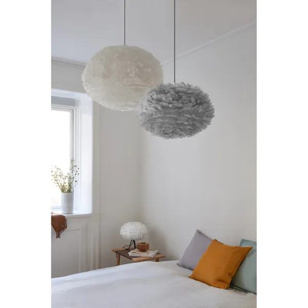 Lampada da Tavolo Eos Base A Treppiede Mini Bianco con Gambe Nero