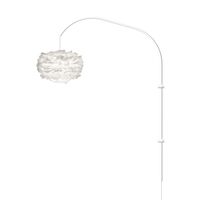 Eos Willow Single Wandlamp Mini Wit met Ophanging in Wit