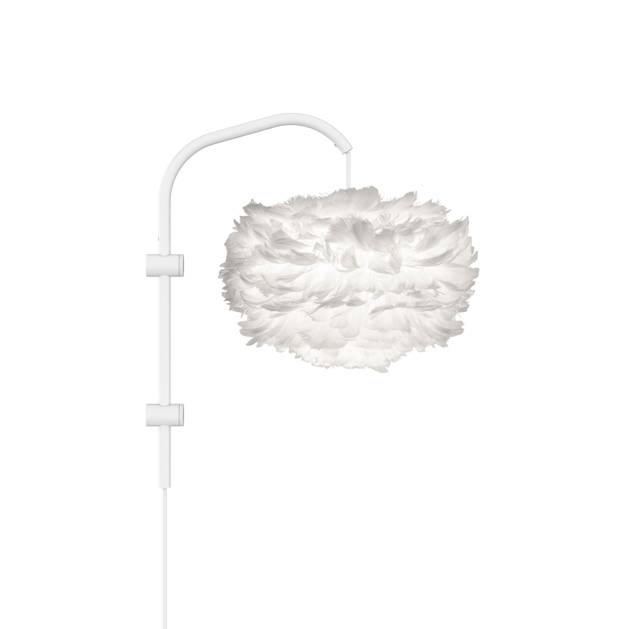 Eos Willow Vegglampe Mini Hvit med Oppheng i Hvit