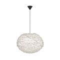 White / With cone canopy in black