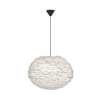 White / With cone canopy in black