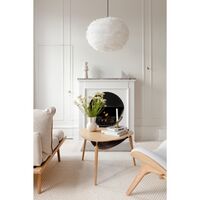 Eos Pendant Large White with Cannonball Rosette in White