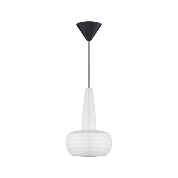Clava Taklampa med Baldakin Matt Vit/ Svart