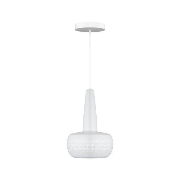 Clava Hanglamp Met Rozet Mat Wit