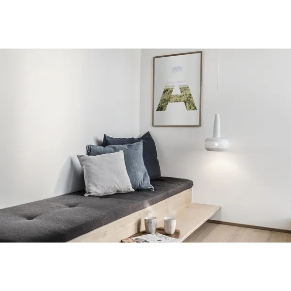 Lampa Wisząca Clava z Rozetą Matowy Biały