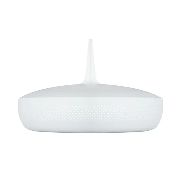 Clava Dine Pendant With Rosette Matt White