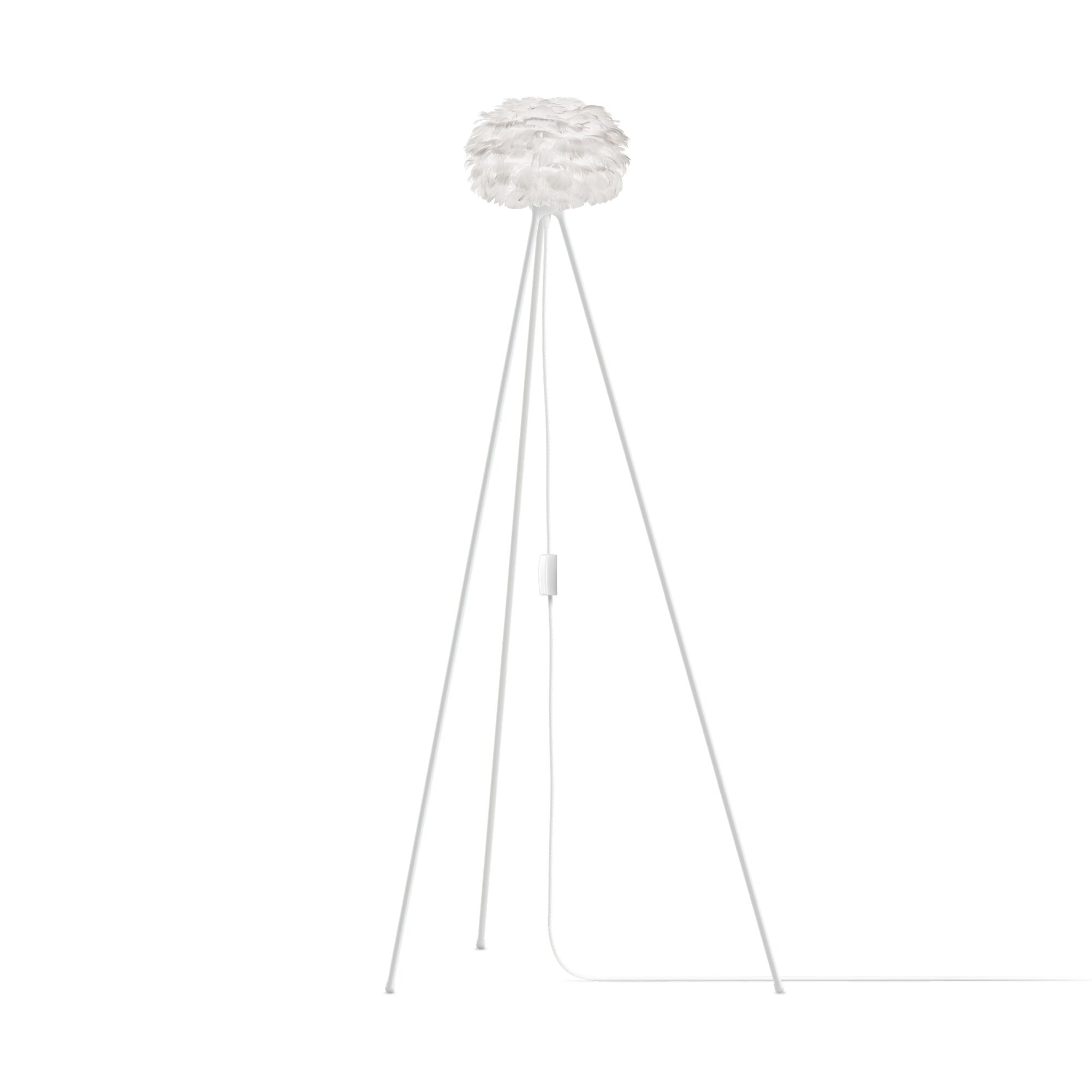 Eos Stativ Golvlampa Micro Vit med Ben i Vit